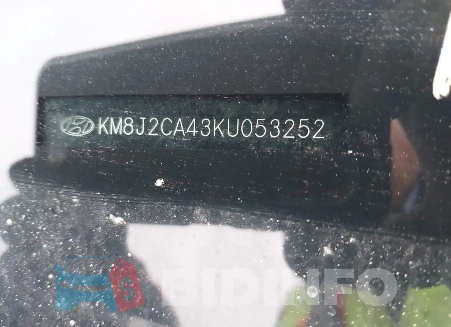 KM8J2CA43KU053252 Photo# 9