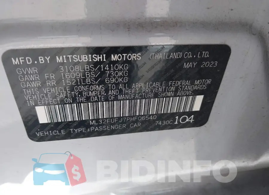 ML32FUFJ7PHF06540 Photo# 9