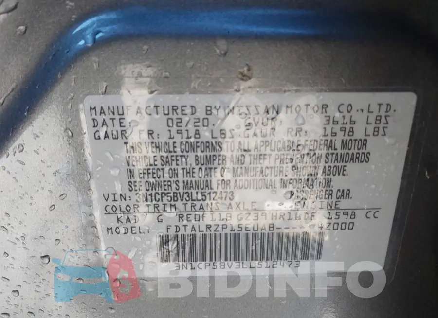 3N1CP5BV3LL512473 Photo# 9