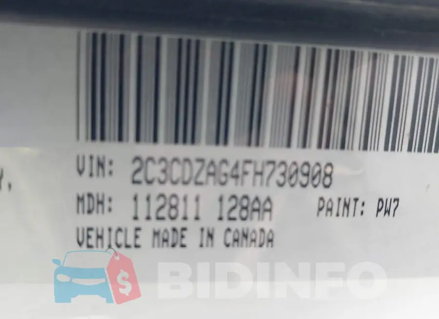 2C3CDZAG4FH730908 Photo# 9