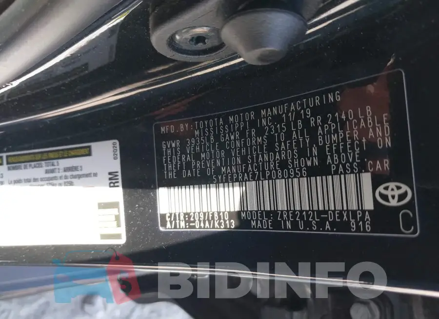 5YFEPRAE7LP080956 Photo# 9