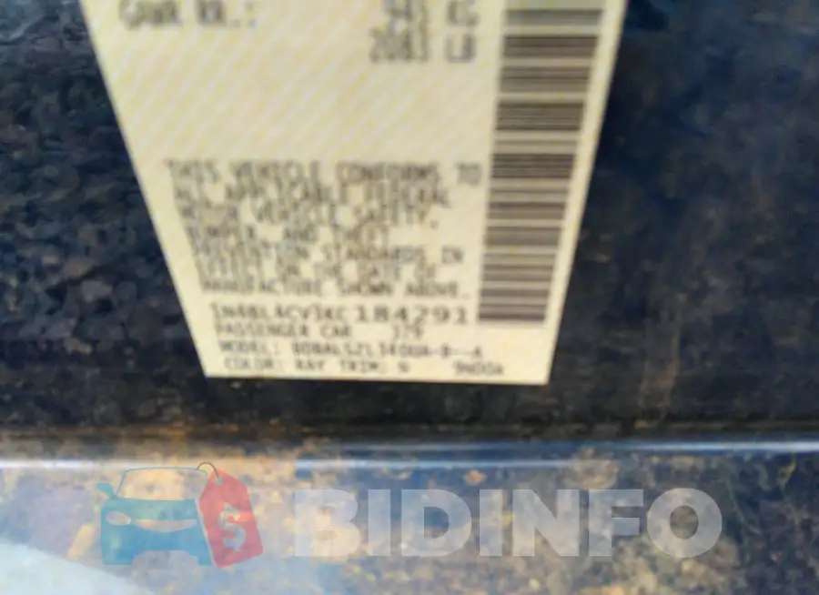 1N4BL4CV3KC184291 Photo# 9