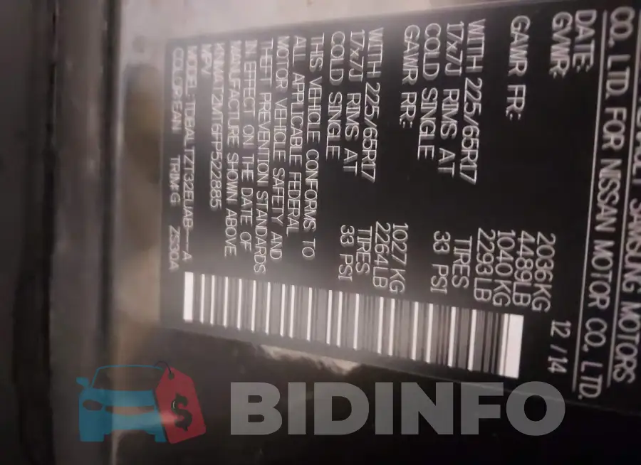 KNMAT2MT6FP522885 Photo# 9