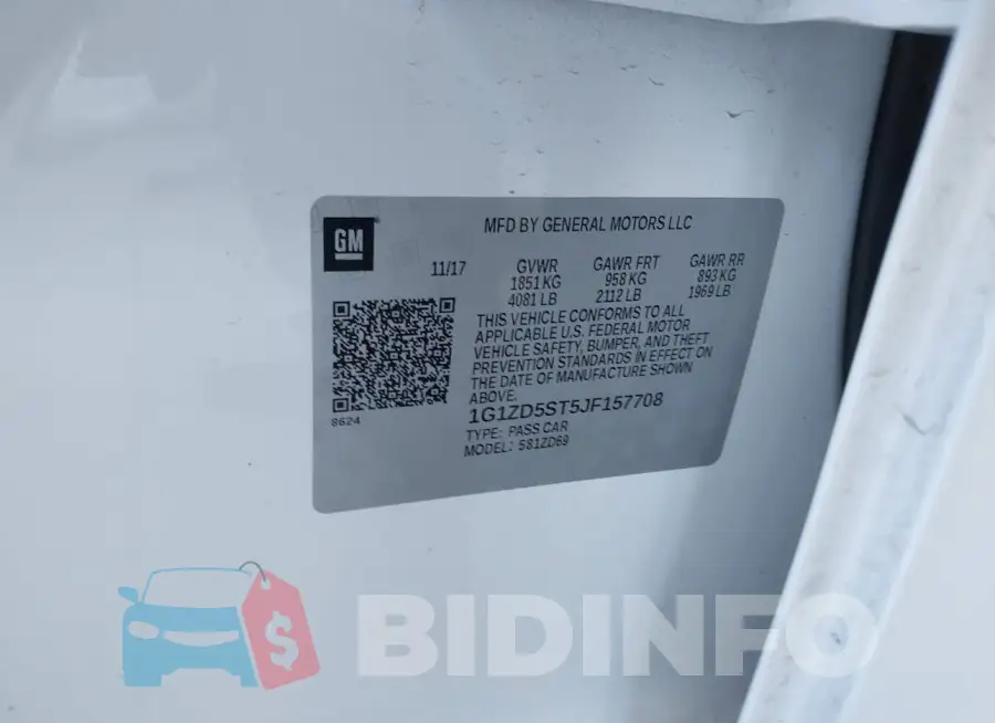 1G1ZD5ST5JF157708 Photo# 9
