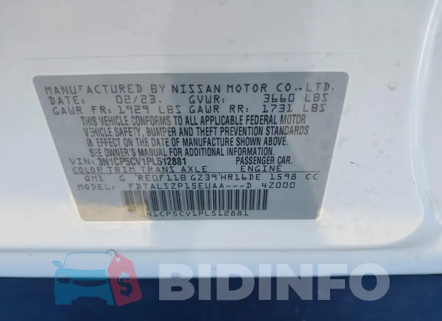 3N1CP5CV1PL512881 Photo# 9