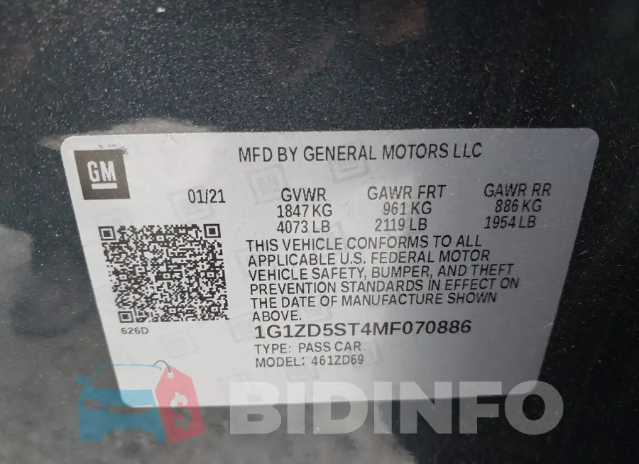 1G1ZD5ST4MF070886 Photo# 9