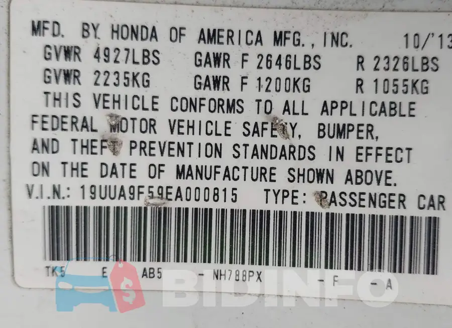 19UUA9F59EA000815 Photo# 9