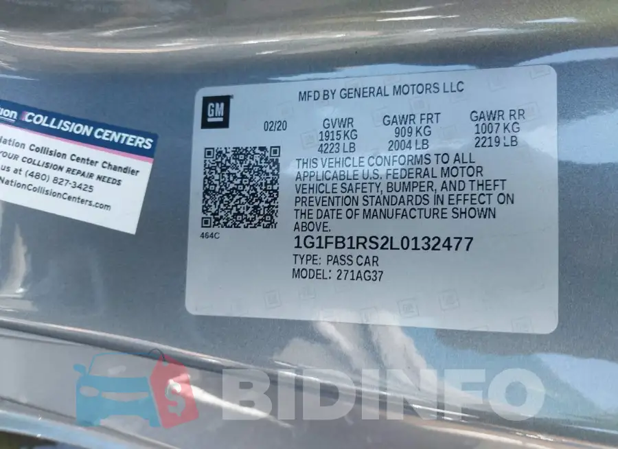 1G1FB1RS2L0132477 Photo# 9