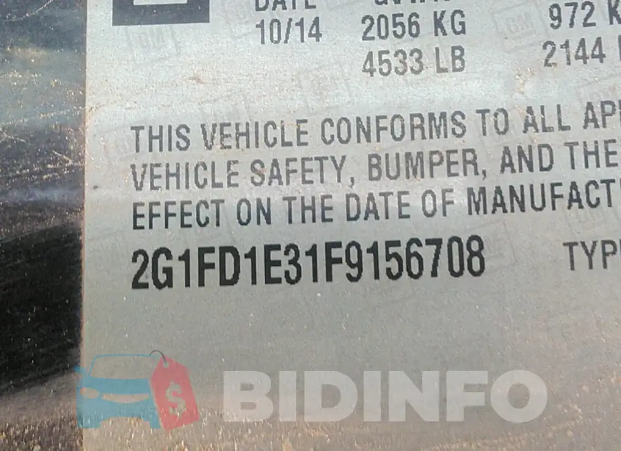 2G1FD1E31F9156708 Photo# 9