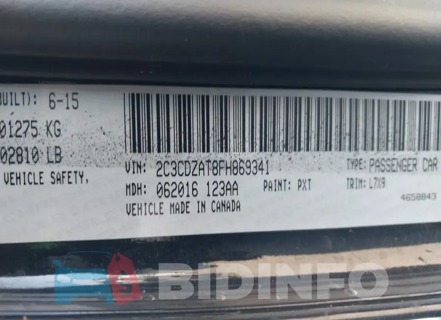 2C3CDZAT8FH869341 Photo# 9