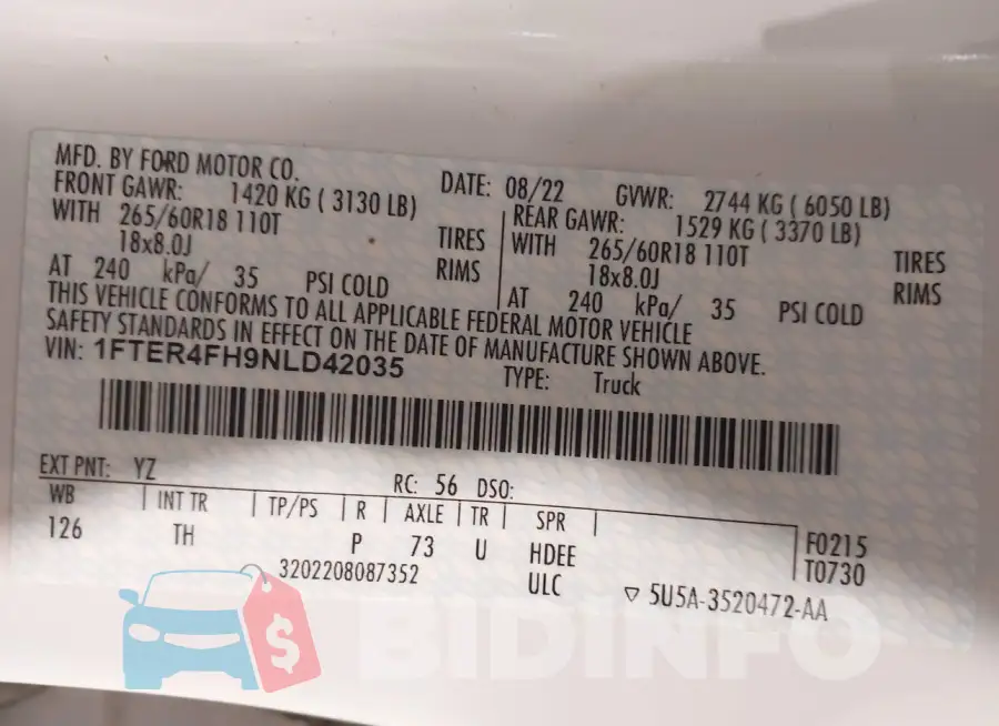 1FTER4FH9NLD42035 Photo# 9