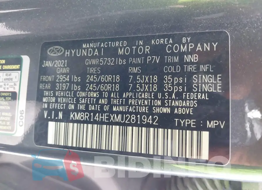 KM8R14HEXMU281942 Photo# 9
