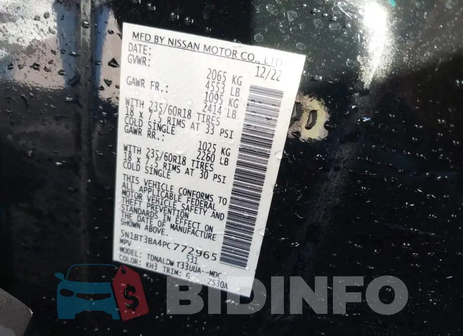 5N1BT3BA4PC772965 Photo# 9