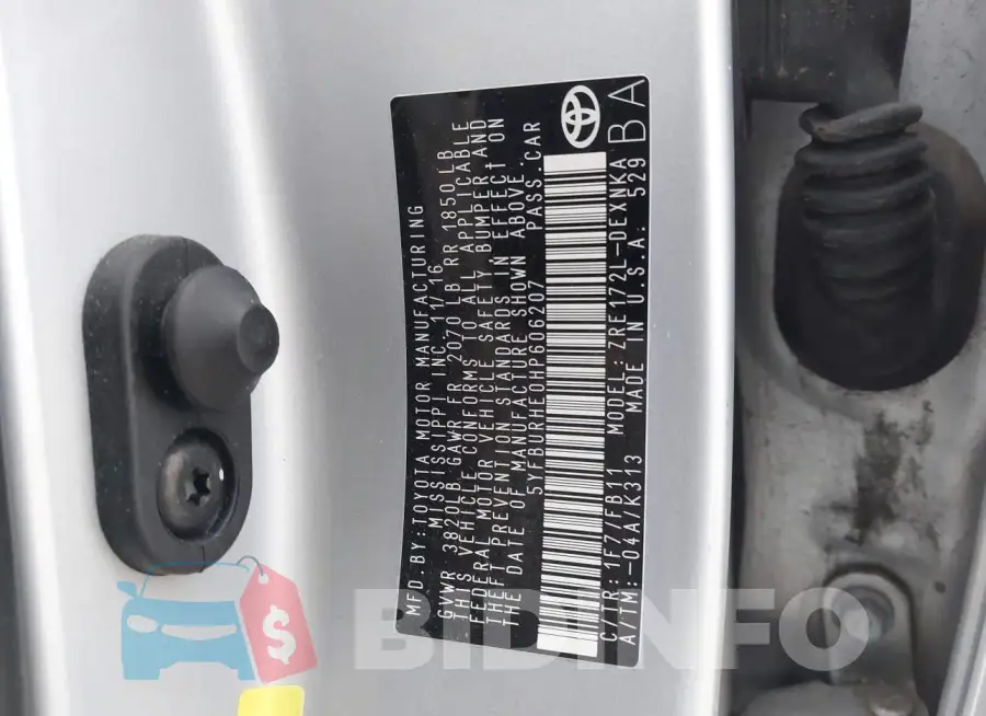 5YFBURHE0HP606207 Photo# 9