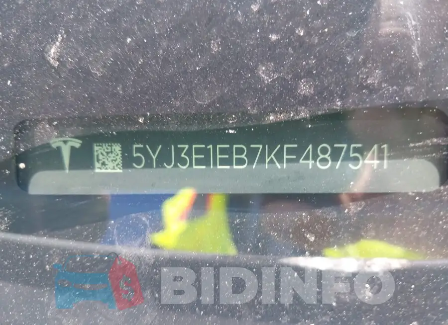 5YJ3E1EB7KF487541 Photo# 9