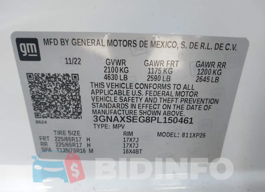 3GNAXSEG8PL150461 Photo# 9