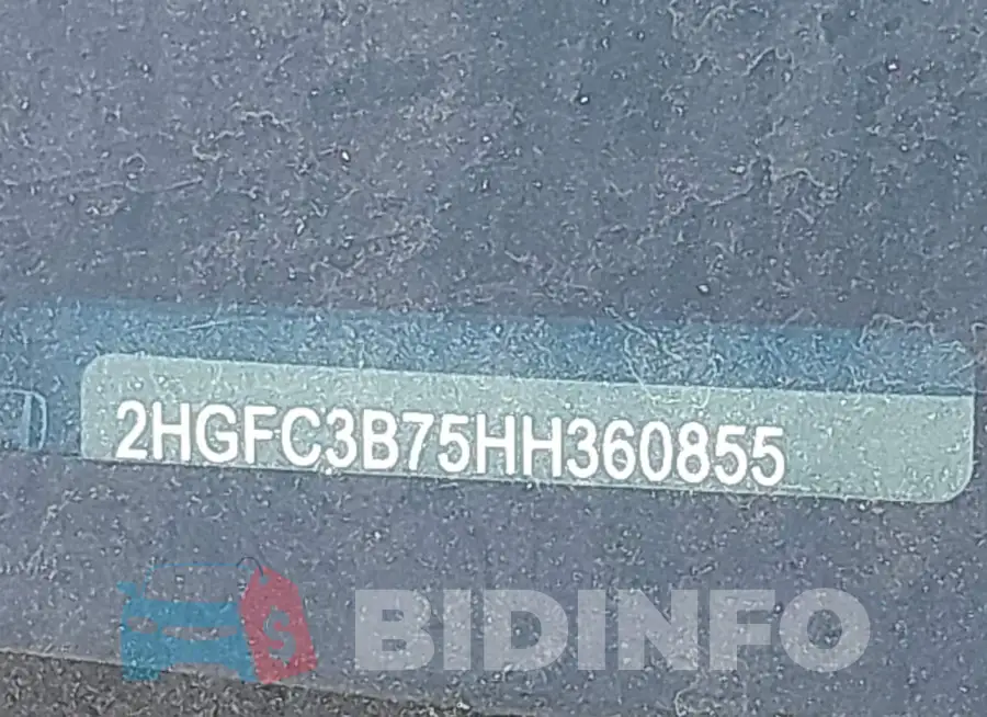 2HGFC3B75HH360855 Photo# 9