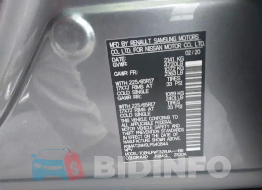 KNMAT2MV9LP540844 Photo# 9