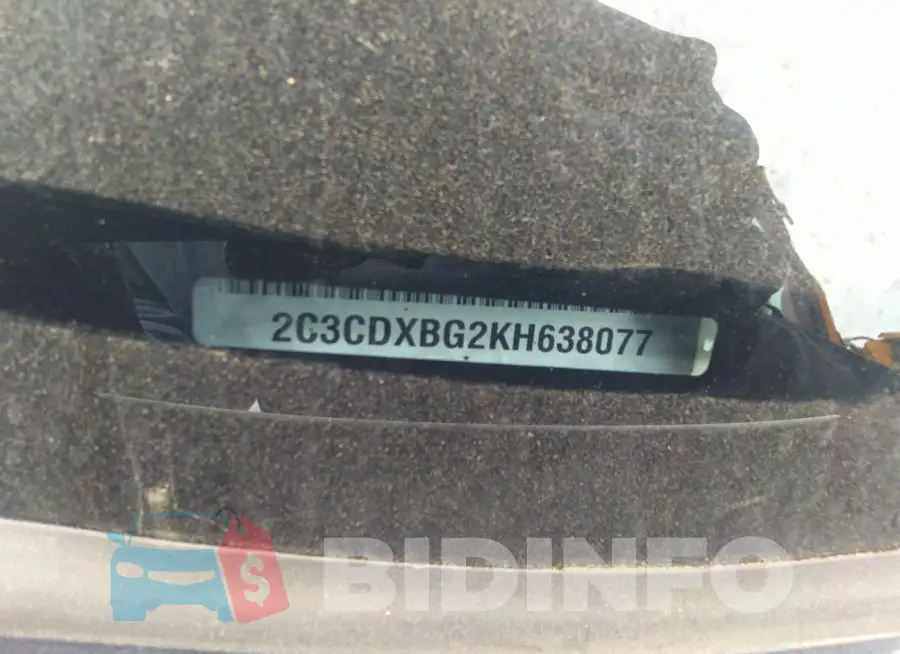 2C3CDXBG2KH638077 Photo# 9