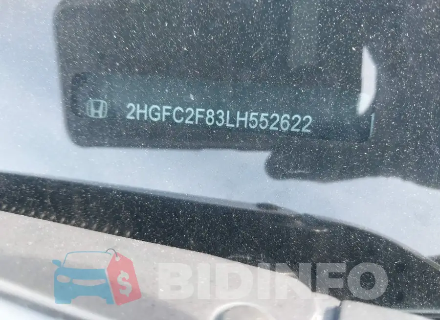 2HGFC2F83LH552622 Photo# 9