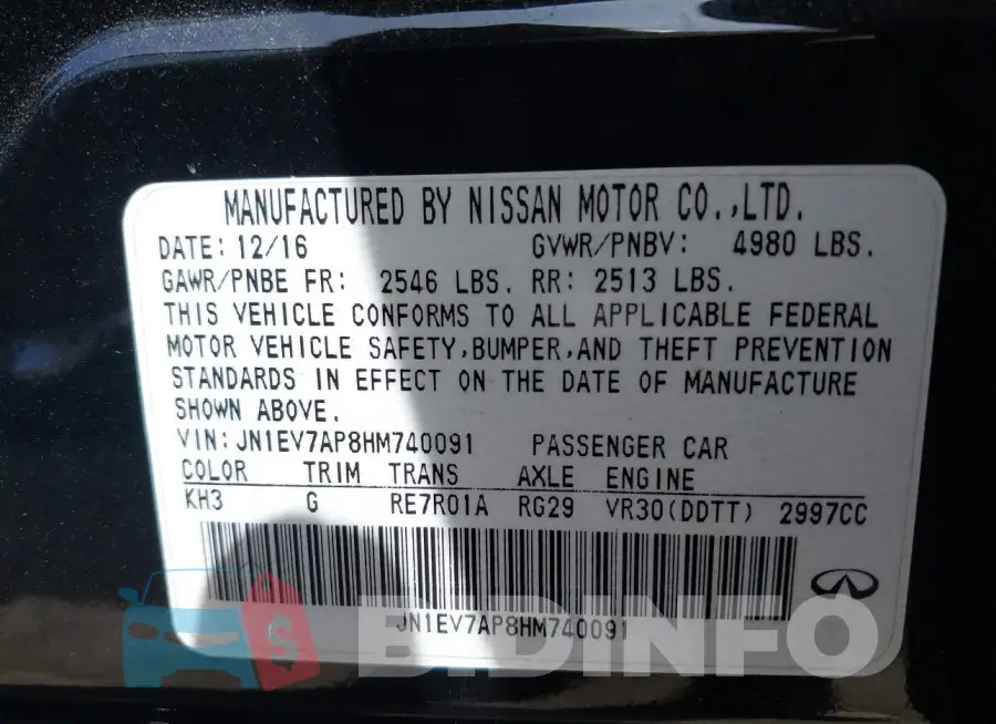 JN1EV7AP8HM740091 Photo# 9