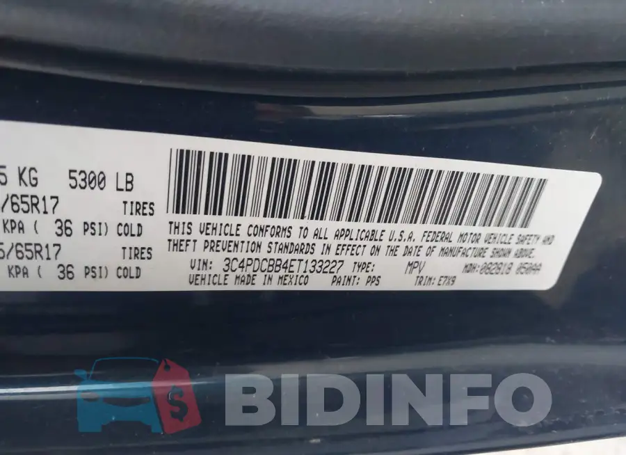 3C4PDCBB4ET133227 Photo# 9