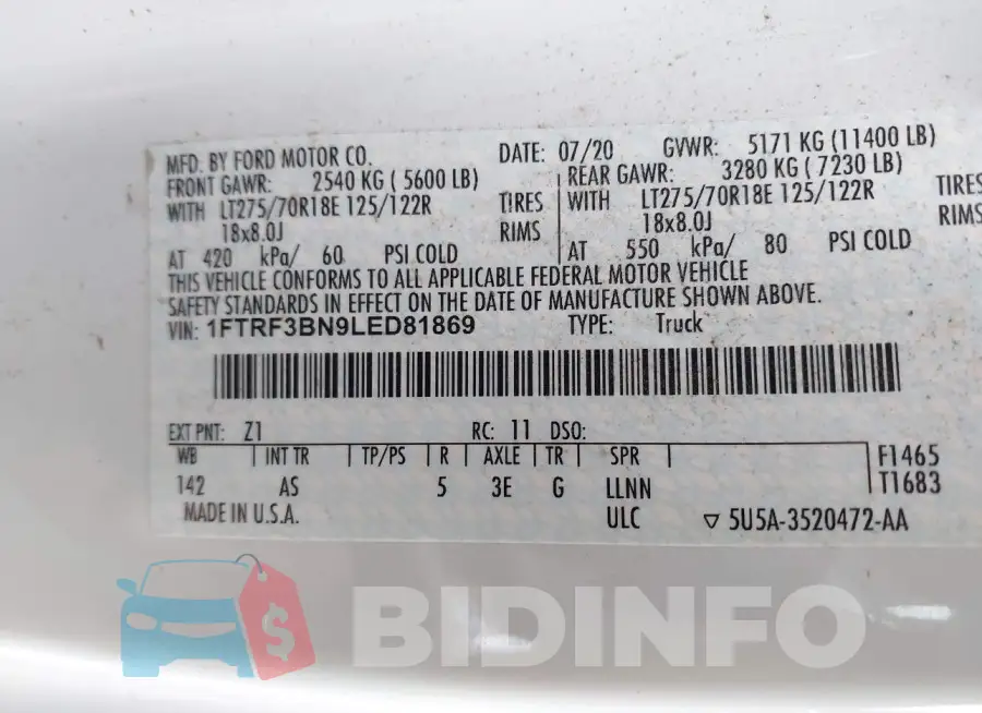 1FTRF3BN9LED81869 Photo# 9