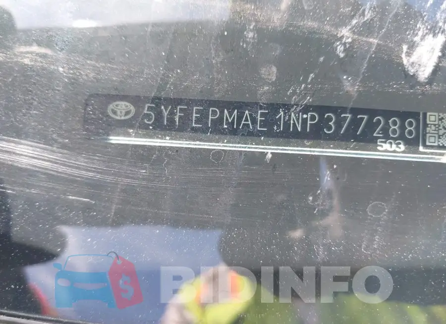 5YFEPMAE1NP377288 Photo# 9