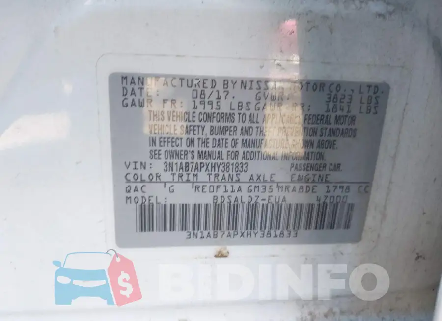3N1AB7APXHY381833 Photo# 9