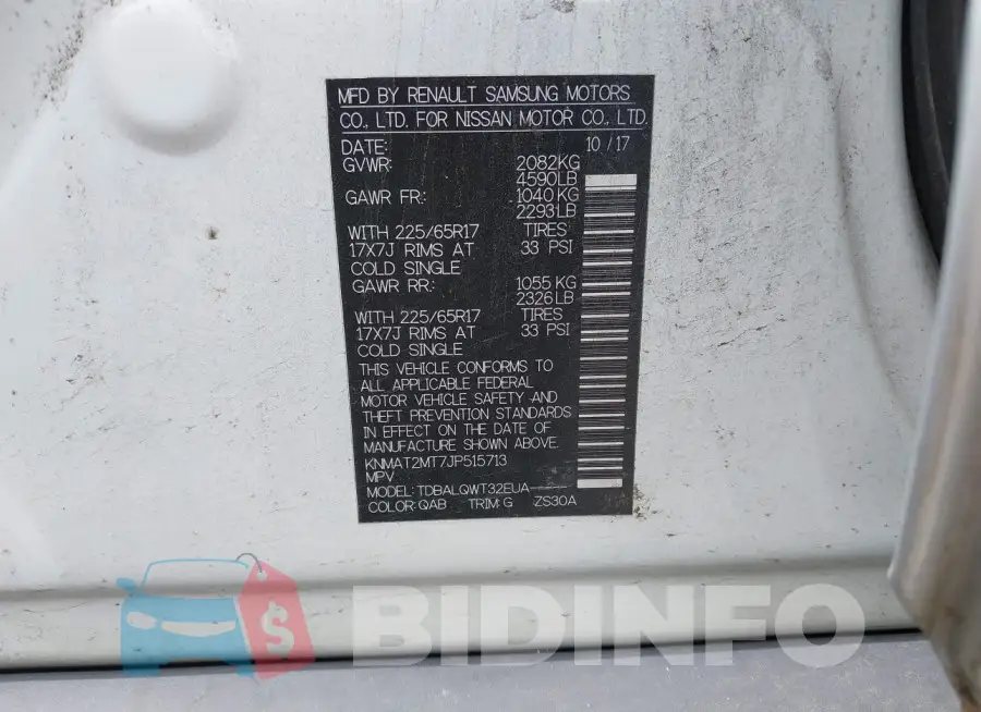 KNMAT2MT7JP515713 Photo# 9