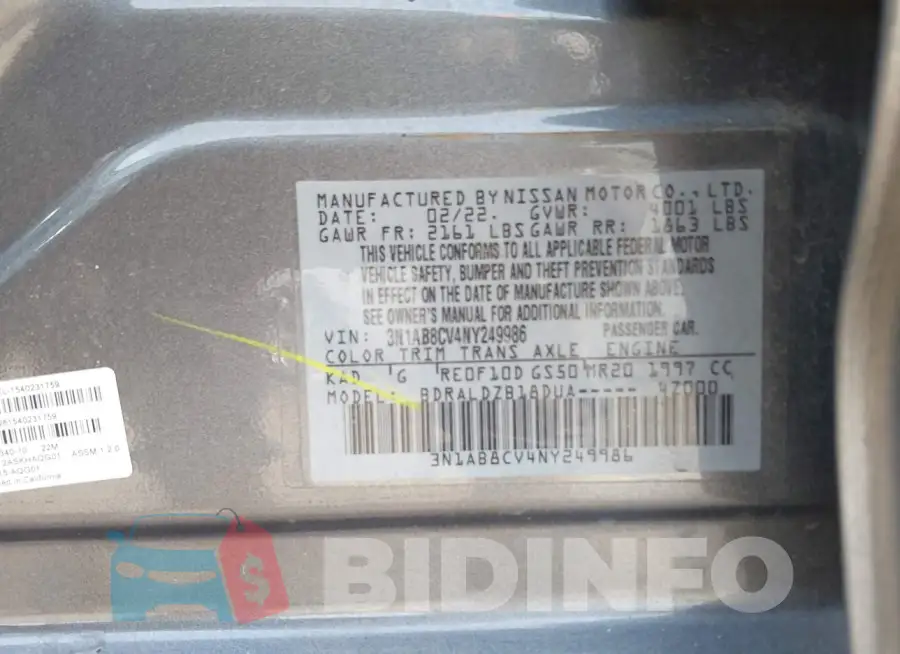 3N1AB8CV4NY249986 Photo# 9