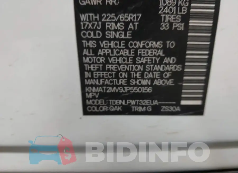 KNMAT2MV9JP550156 Photo# 9