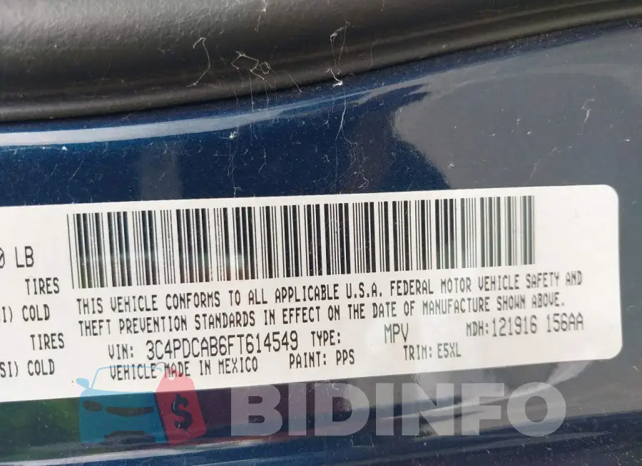 3C4PDCAB6FT614549 Photo# 9