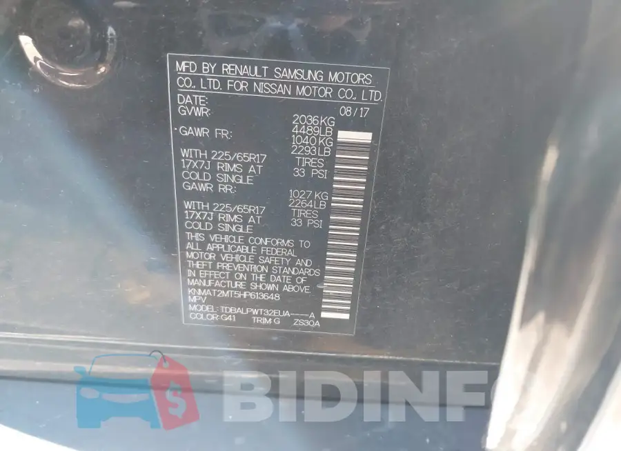 KNMAT2MT5HP613648 Photo# 9