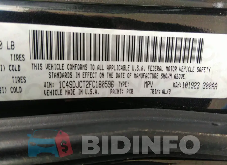 1C4SDJCT2FC180596 Photo# 9