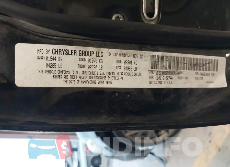 1C3CDFAA4GD593607 Photo# 9