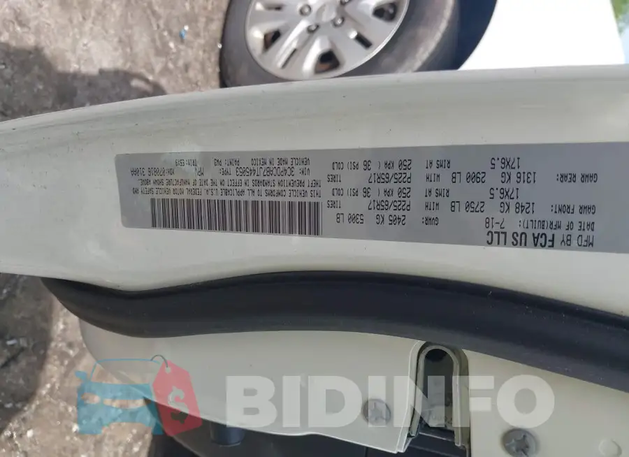 3C4PDCAB7JT445053 Photo# 9