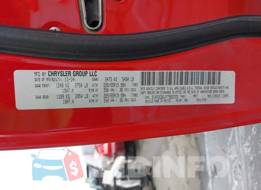 3C4PDCBG1FT583723 Photo# 9