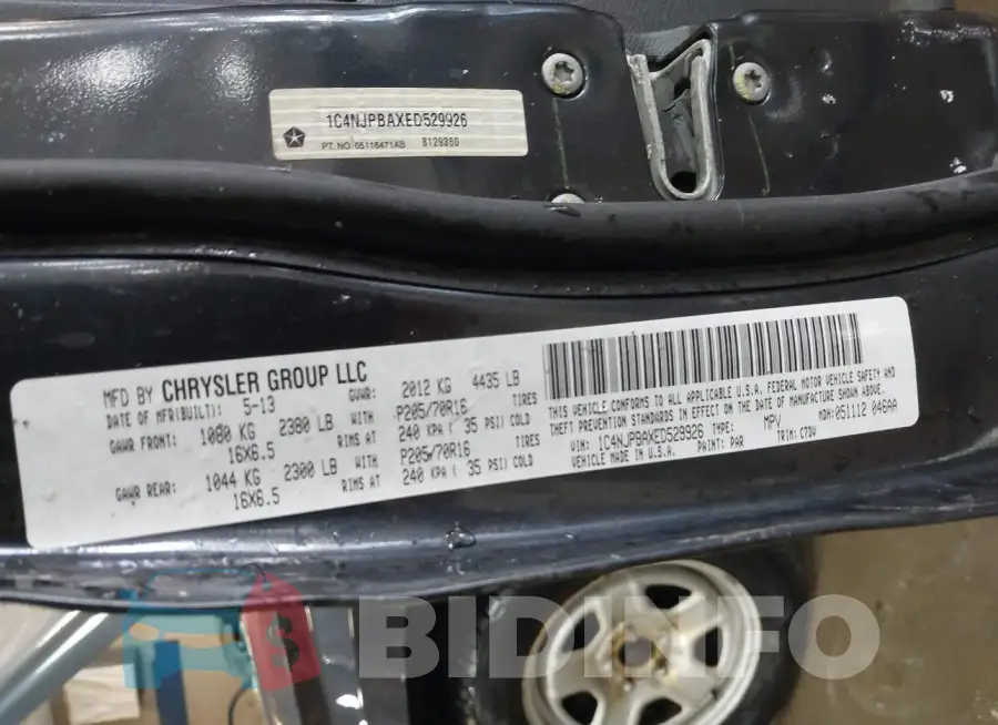 1C4NJPBAXED529926 Photo# 9