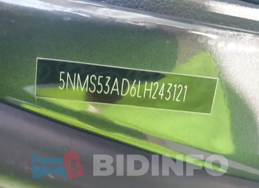 5NMS53AD6LH243121 Photo# 9