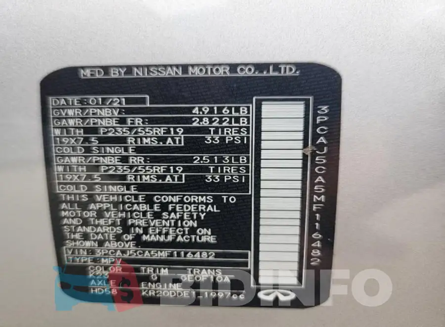 3PCAJ5CA5MF116482 Photo# 8
