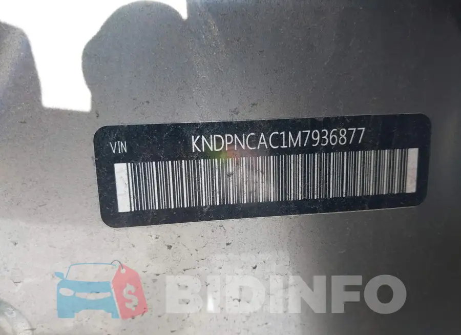 KNDPNCAC1M7936877 Photo# 9