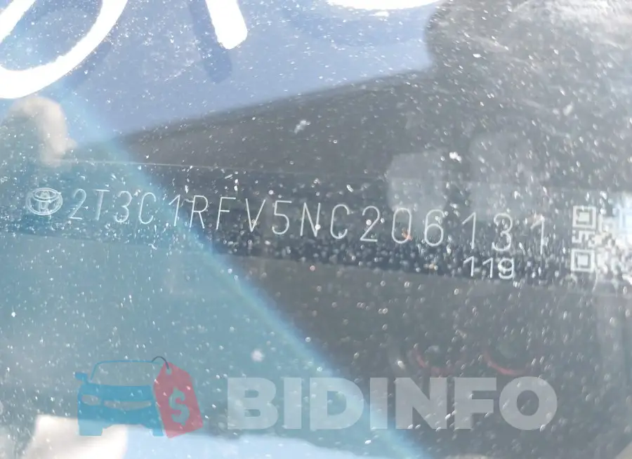 2T3C1RFV5NC206131 Photo# 9