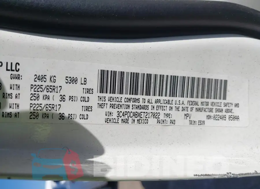 3C4PDCABXET217022 Photo# 9