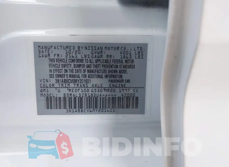 3N1AB8CV6MY201601 Photo# 9
