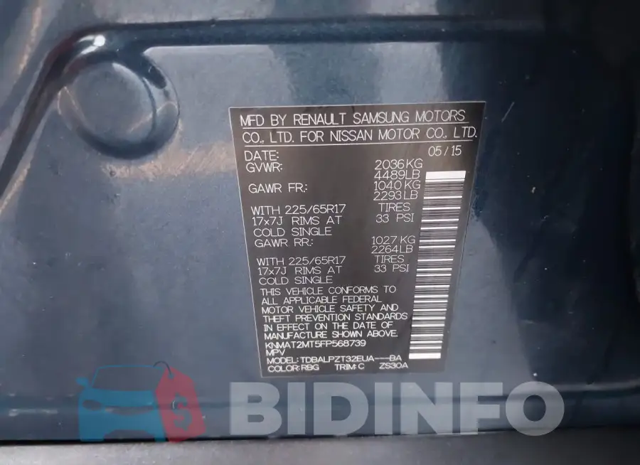 KNMAT2MT5FP568739 Photo# 9