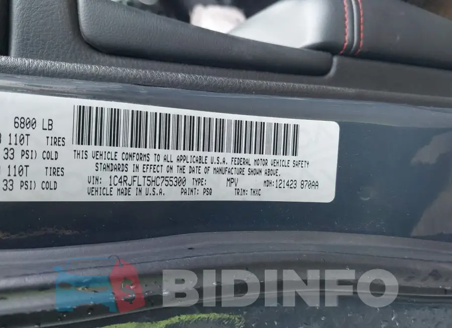 1C4RJFLT5HC755300 Photo# 9