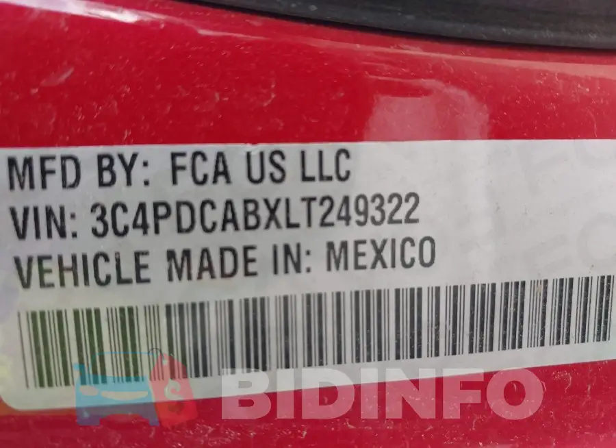 3C4PDCABXLT249322 Photo# 9