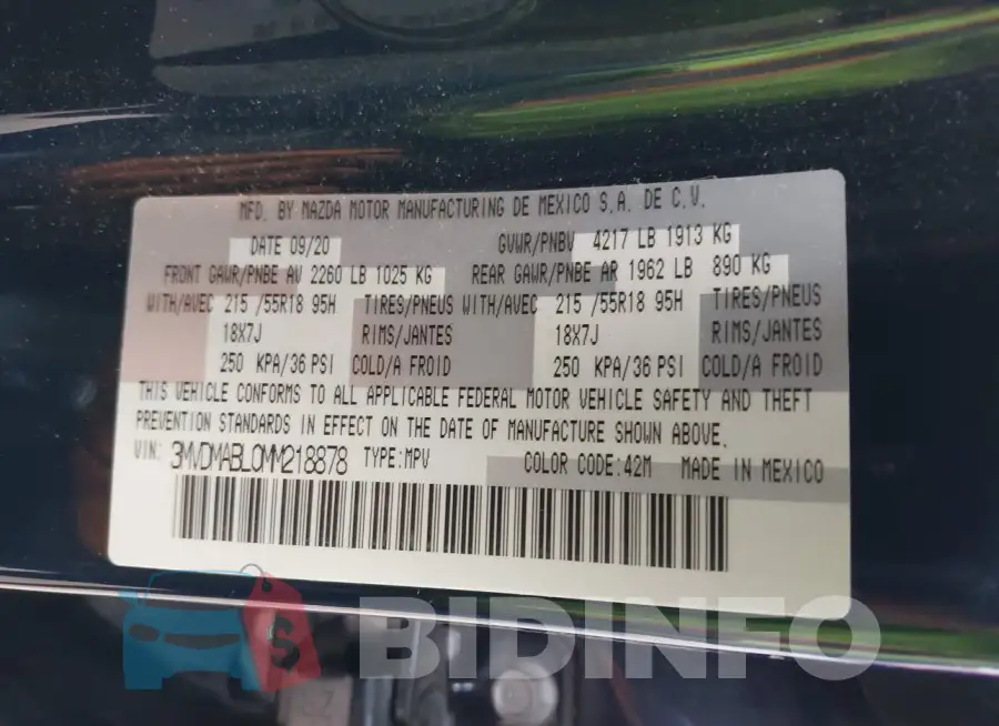 3MVDMABL0MM218878 Photo# 9