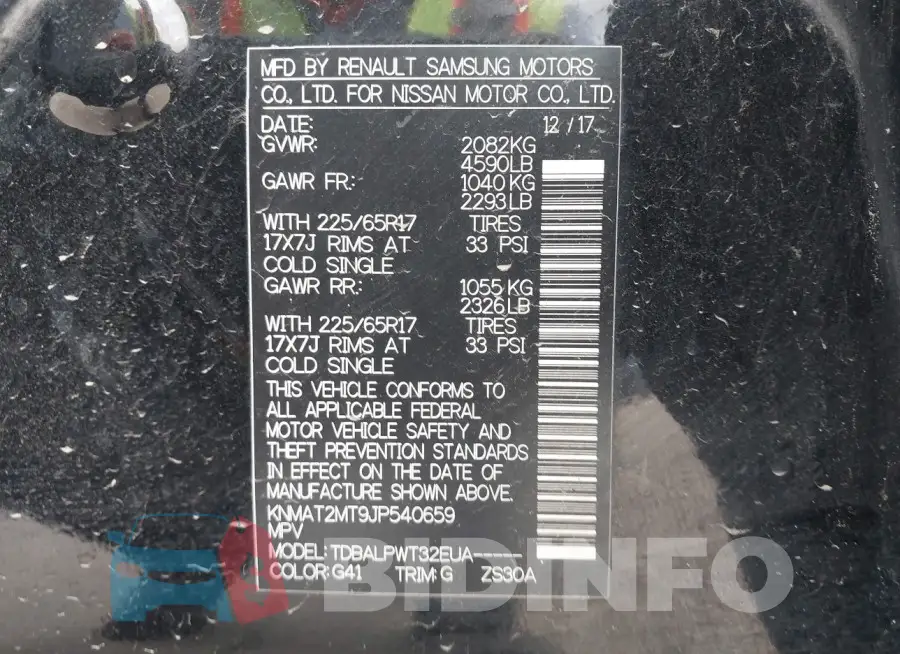KNMAT2MT9JP540659 Photo# 9